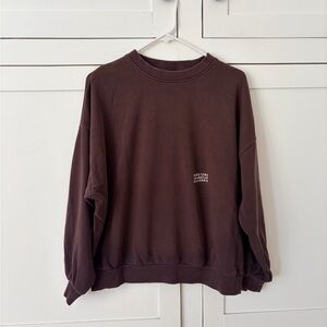 H&M Downtown Los Angeles Faded Gray Crew Neck Size Small